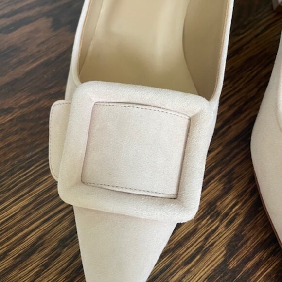 Manolo Blahnik Maysale Pump 50 - BRAND NEW - Size 39.5 EU (9US/8.5US) - Picture 6 of 15